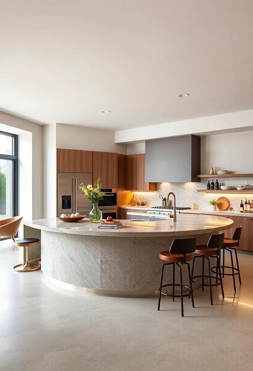 Custom ‌Creations: Learn about bespoke‍ curved kitchen islands that cater to individual needs and preferences, resulting in a truly personalized culinary experience