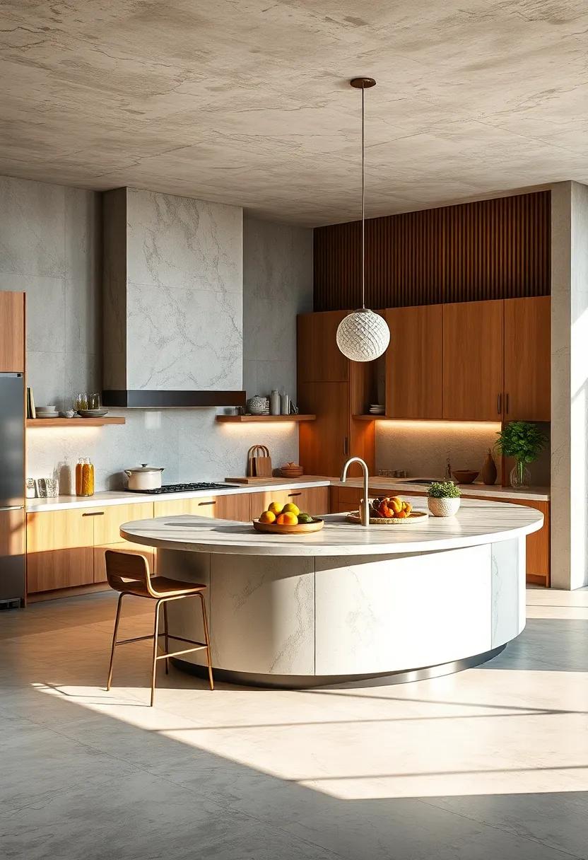 Wellness⁢ Focus: Investigate how curved islands can encourage healthier cooking habits by‍ promoting an organized, efficient workspace that ⁤inspires culinary‍ creativity