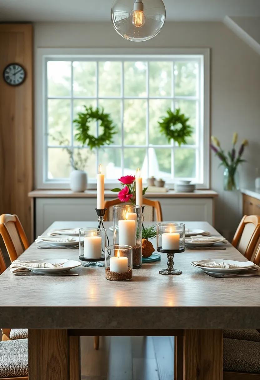 Candles in Quirky Holders: use mismatched candle holders to add⁤ warmth in the‍ evenings,playing with heights and materials‌ for visual ⁣interest