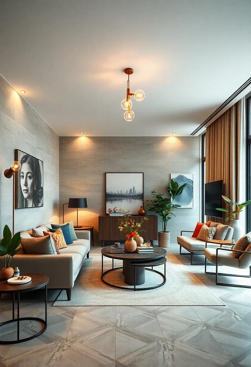 Add Decorative Fixtures: Consider unique, artistic ​light fixtures that not only provide illumination but also ⁢serve as a statement piece⁣ within your decor