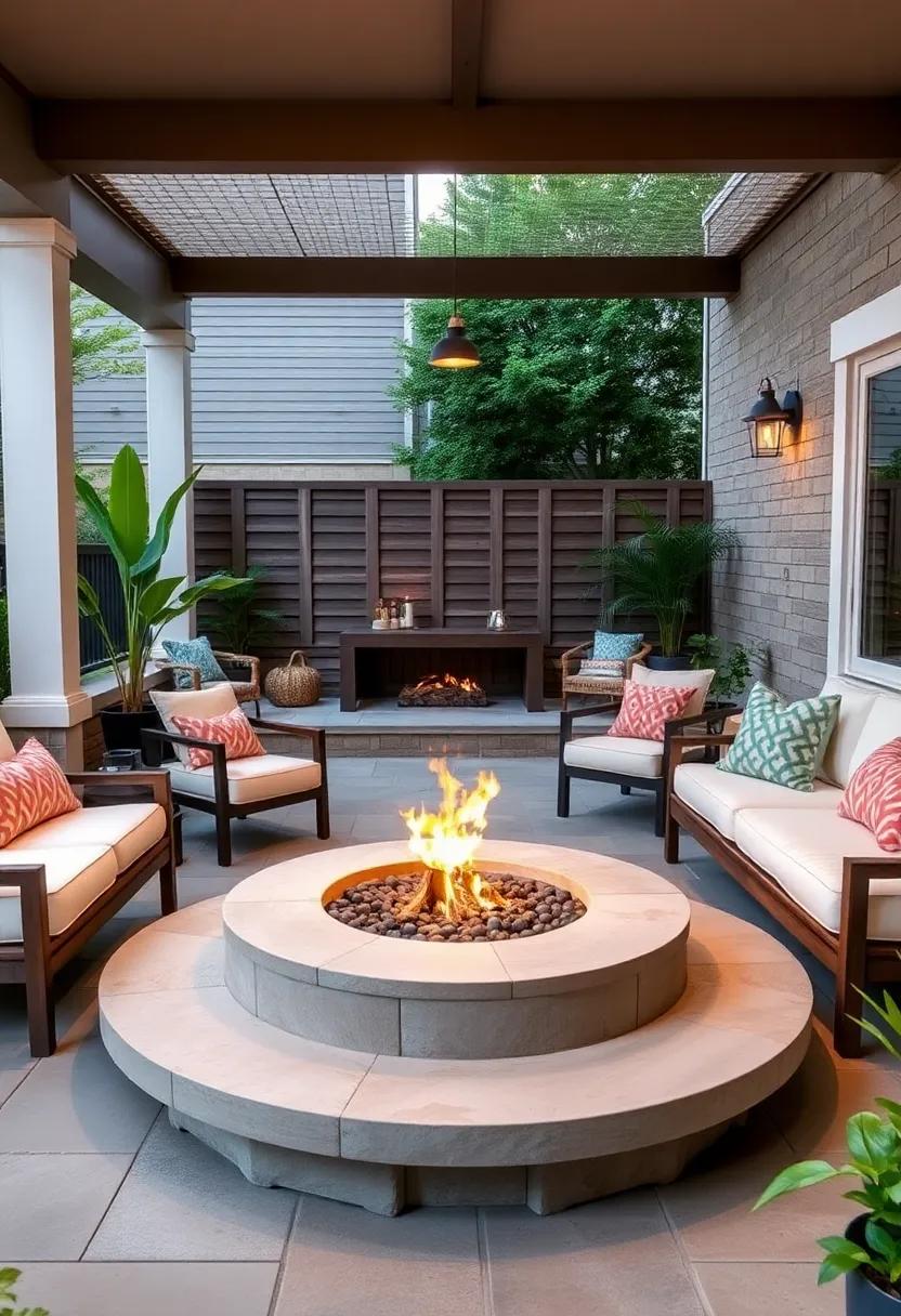 DIY Fire Bowl: ⁢Make an eye-catching fire bowl for a touch of warmth and ambience, allowing for cozy evenings while bringing a modern ⁣flair to your space
