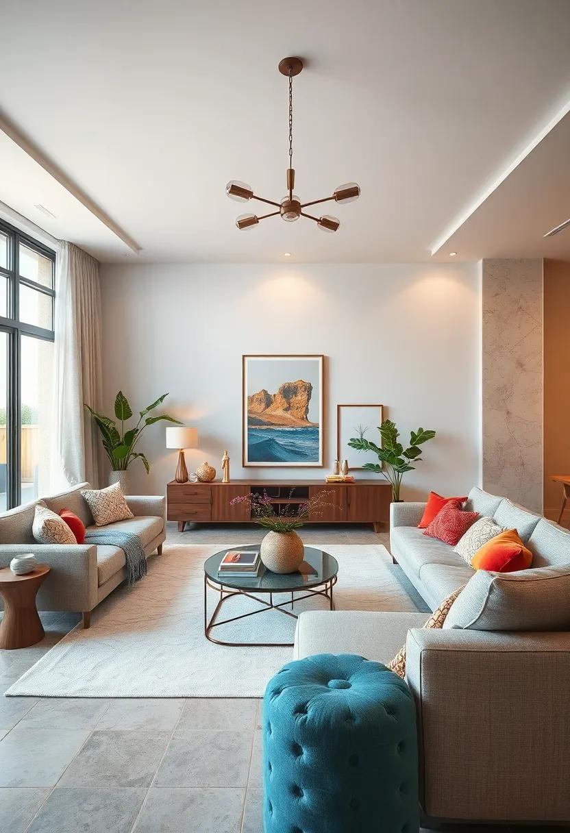 personal Touches: ⁣Showcase travel⁤ souvenirs or personal⁣ artwork to give⁤ your living room an authentic, lived-in feel