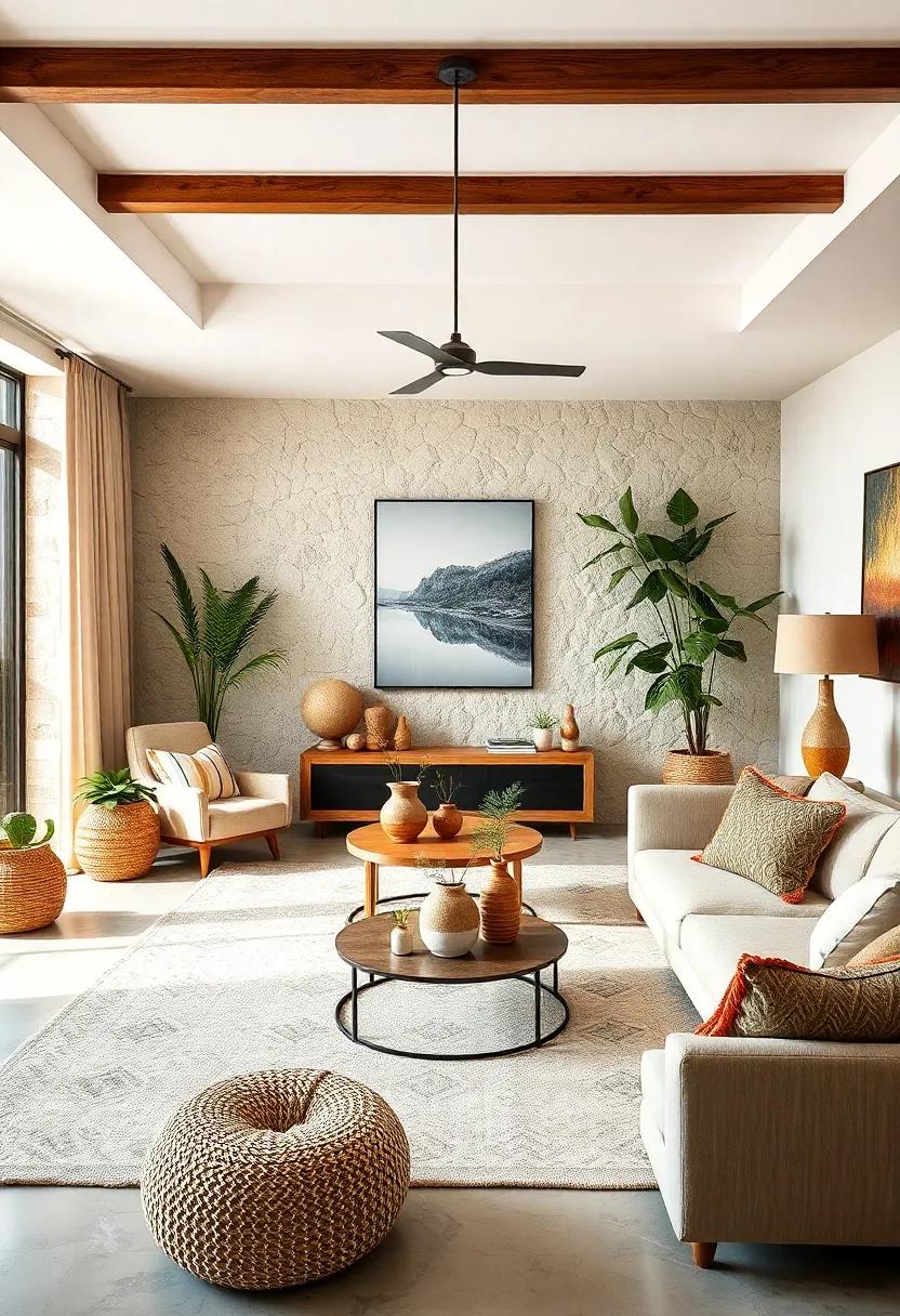 Organic Textures: Introduce ⁣materials like jute, rattan, and linen ⁢to add‌ depth and interest to your decor