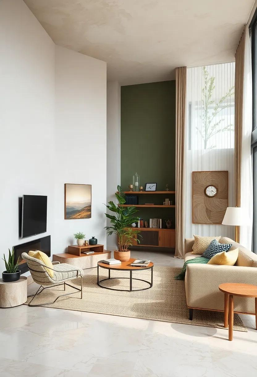 Earthy Color Palettes:⁤ Use soft, natural hues like greens, browns, and beige to ⁤create a calming atmosphere