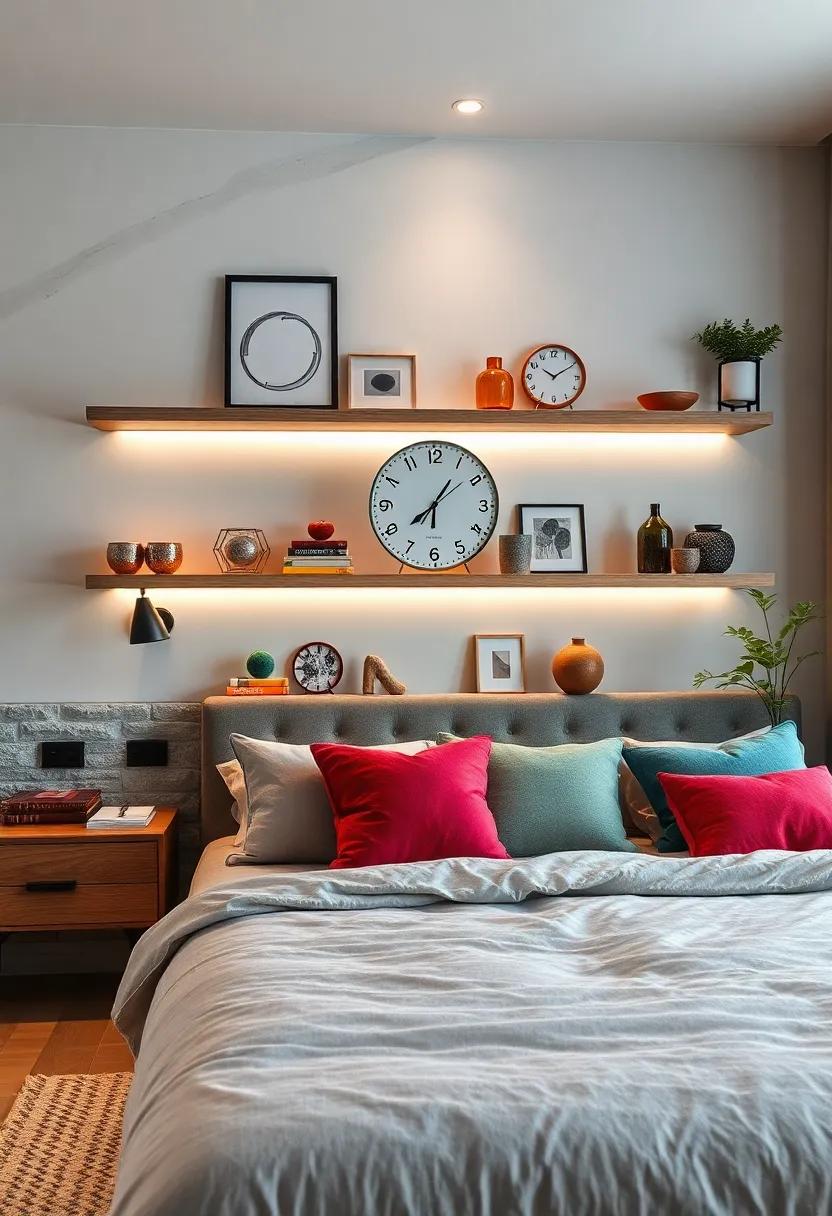 Functional Art: Integrate beautiful, decorative items that are also functional, such as stylish clocks or artistic coasters, adding utility without sacrificing style