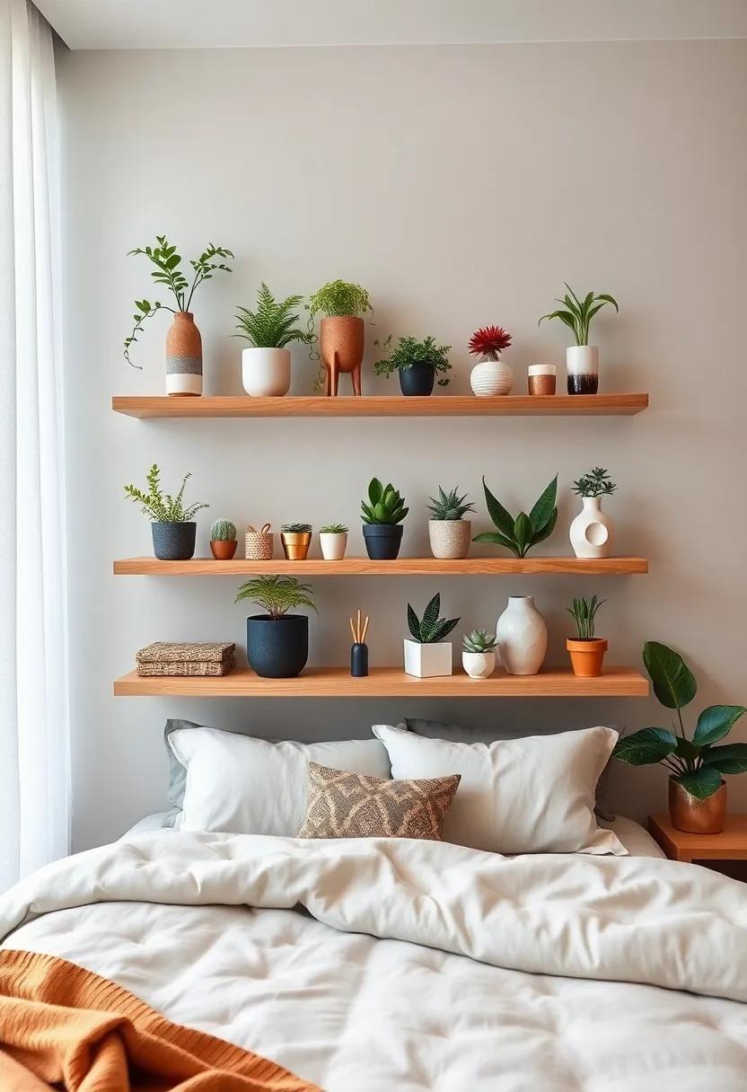 Indoor⁤ Plants: Incorporate a selection ​of⁣ small⁤ indoor plants like⁤ succulents or ferns to bring a touch of nature into your bedroom decor