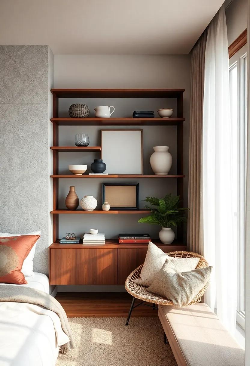 Handcrafted Items: Feature handmade ceramics ‍or artisanal ⁢pieces to give ⁤your shelves an eclectic, ⁢personal flair