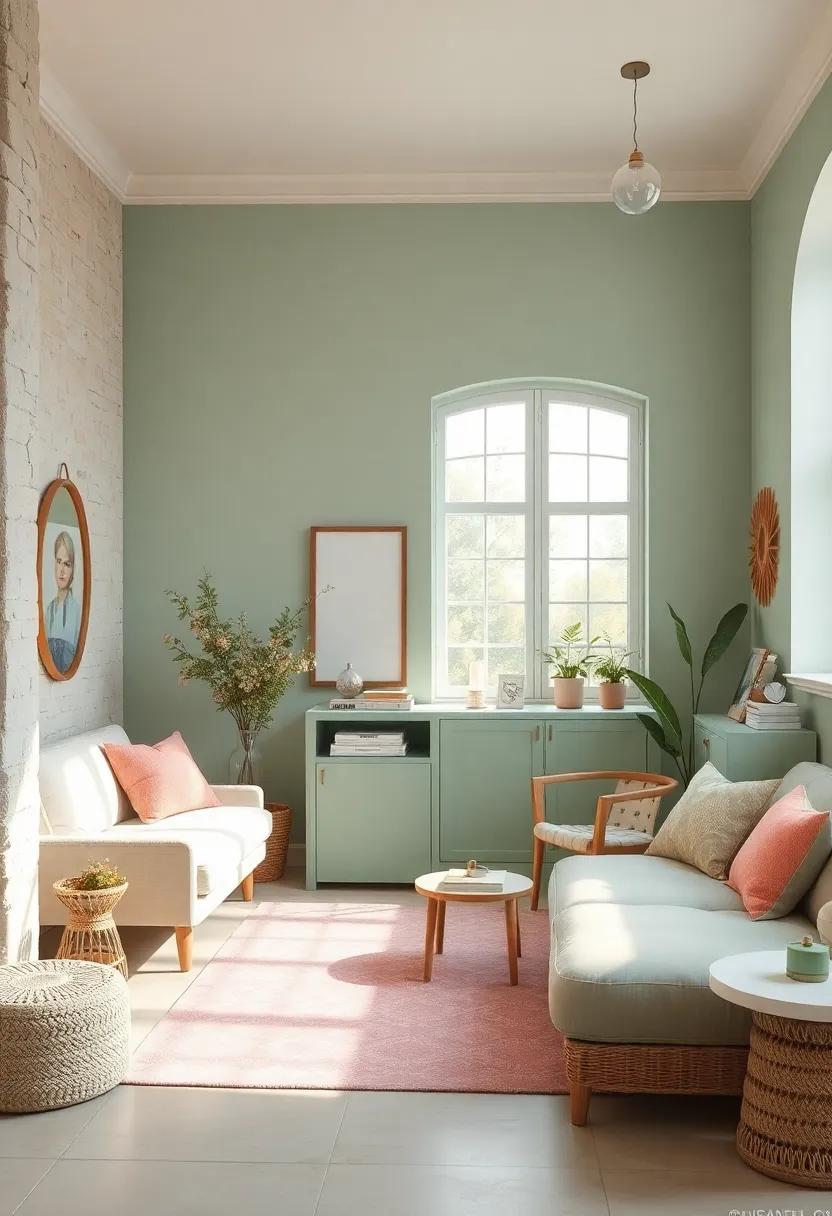 Dusty⁤ Mint: A muted take on mint⁣ green, this shade brings a vintage charm and subtle elegance to the space