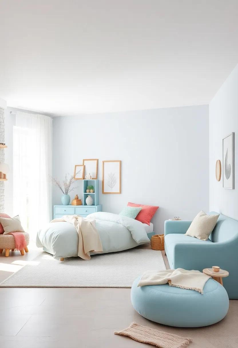 Baby‍ Blue: This gentle blue provides a serene and dreamy vibe,⁣ making it perfect​ for a restful sleep‌ environment