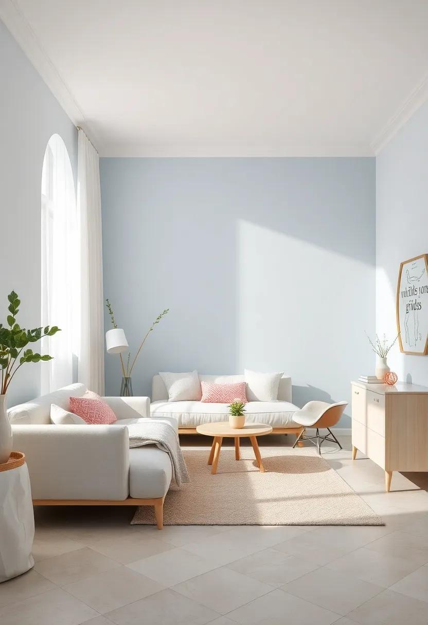 Powder Blue: A pale blue that feels like a whisper, perfect for bringing a sense of ‌calm and serenity‌ to any room