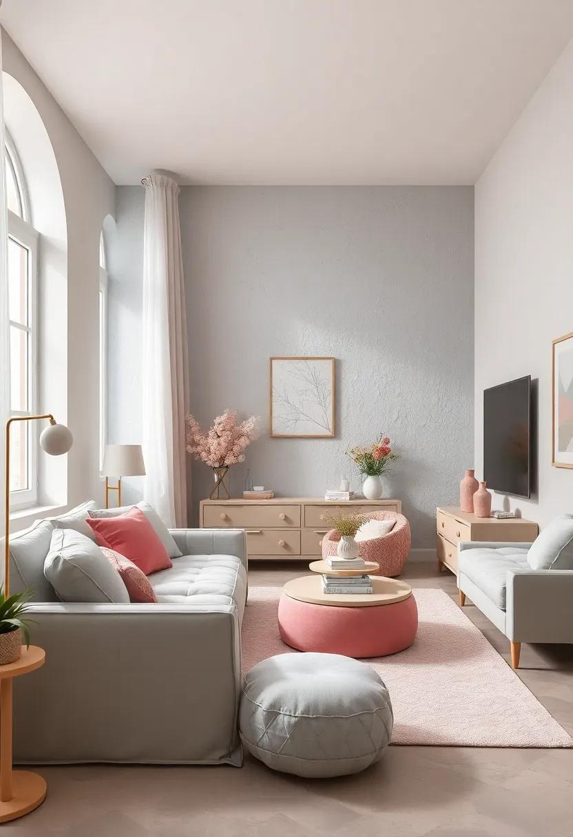 Icy Gray: A cool, calming​ tone that acts as a perfect backdrop for bolder ⁢accents, creating a balanced atmosphere