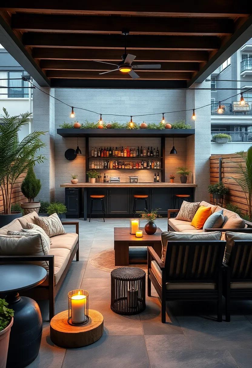 Industrial Elegance: An ⁢urban-style bar constructed from steel ⁤and reclaimed wood brings an edgy ‍yet refined aesthetic, ideal for city dwellers
