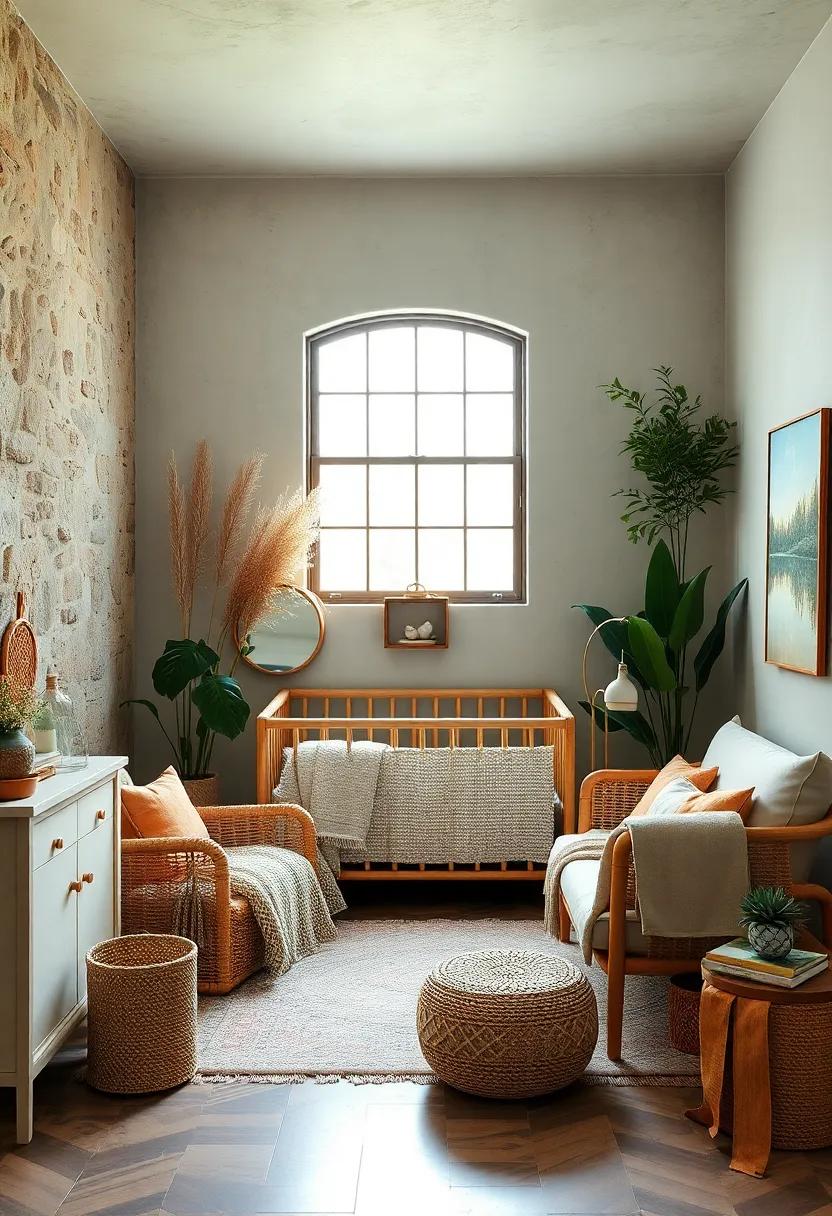 Botanical Elements: Incorporate live plants or dried floral⁤ arrangements to bring an organic feel into your nursery