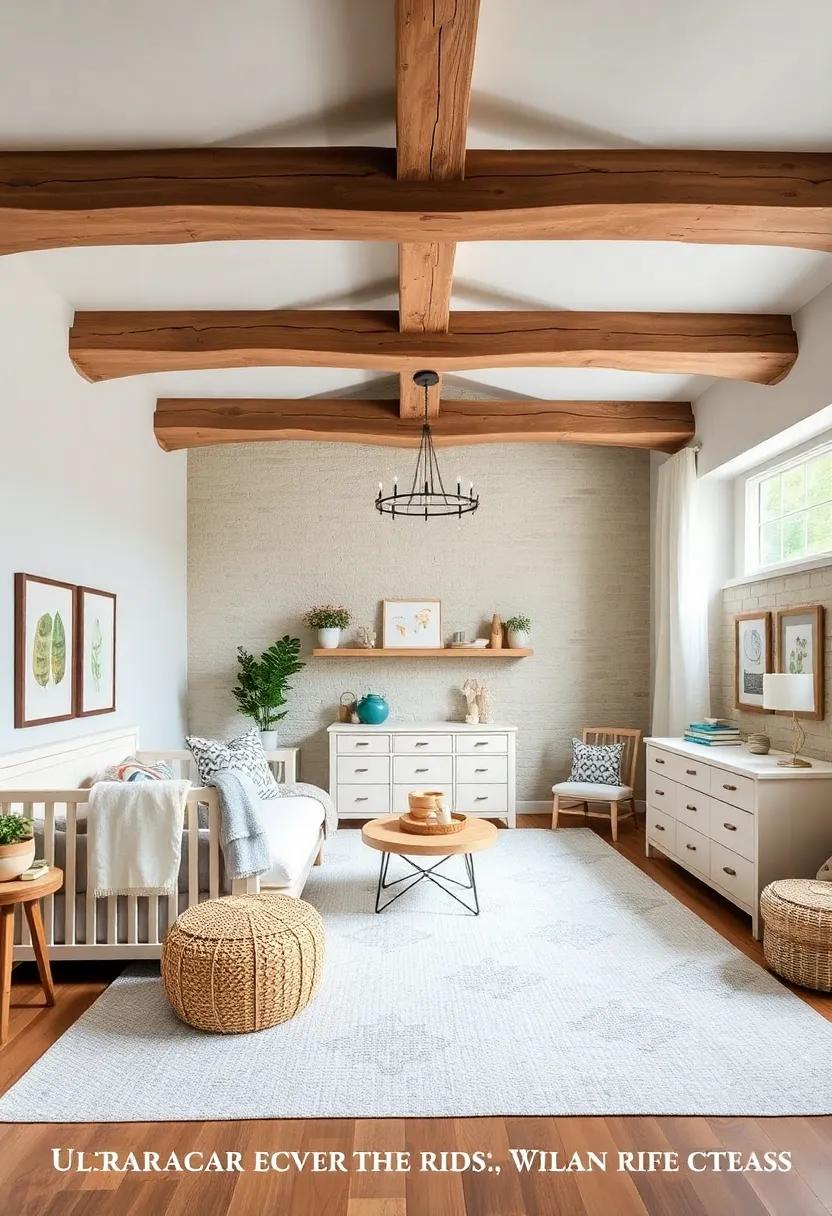 Charming Ceiling Beams: if possible, incorporate exposed ceiling beams to emphasize that rustic aesthetic and ⁤create an old-world charm