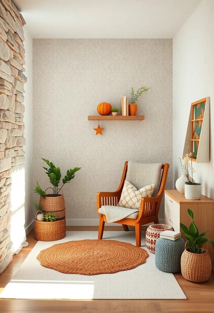 Create a Reading Nook: Fill a corner with a comfy chair, soft cushions, and a small bookshelf to foster a love for stories from an early ​age