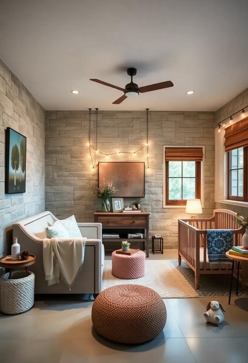 Soft Lighting ⁤Options: Utilize dimmers or fairy lights to provide gentle lighting options for nighttime feedings‌ and soothing