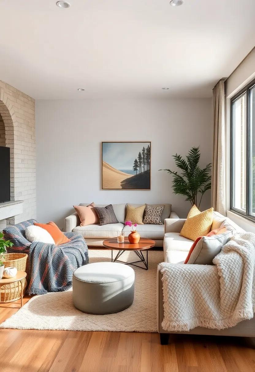 Soft‌ Sherpa Throws: Embrace enveloping ⁢comfort with‍ snuggly sherpa⁤ throws ⁣that add tactile ‌softness and visual warmth to your seating areas