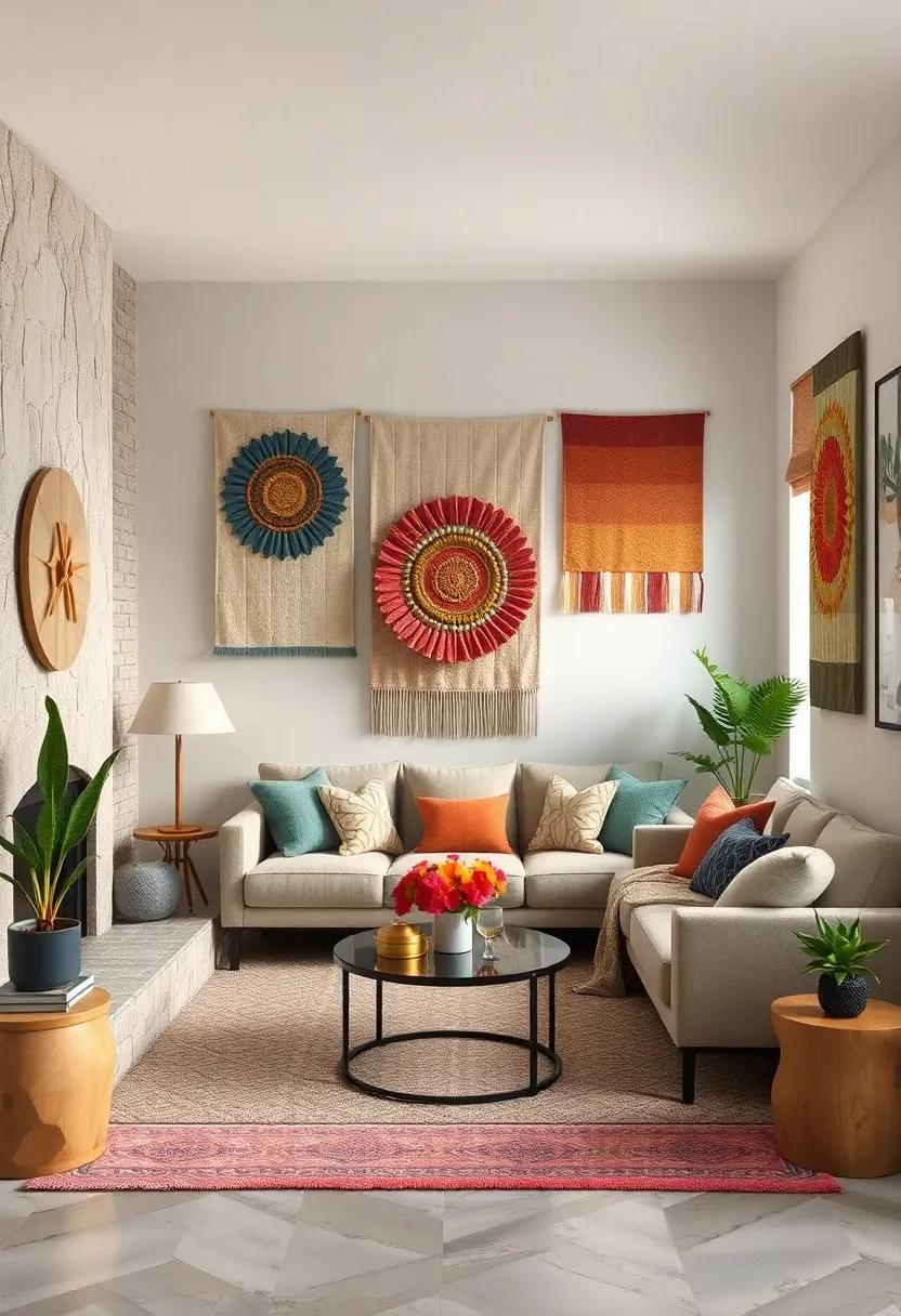 Cozy Quilted Wall Hangings: Introduce⁣ quilted fabric art ‌to⁢ your walls to add warmth and color, transforming bare spaces into cozy visual focal points