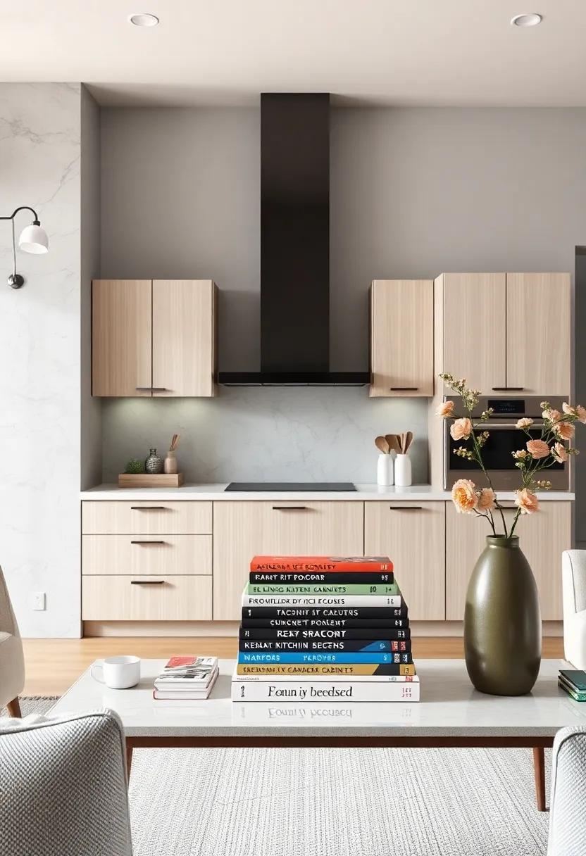 Arrange decorative Books: Stack decorative coffee​ table books with​ vibrant covers to add interest and color