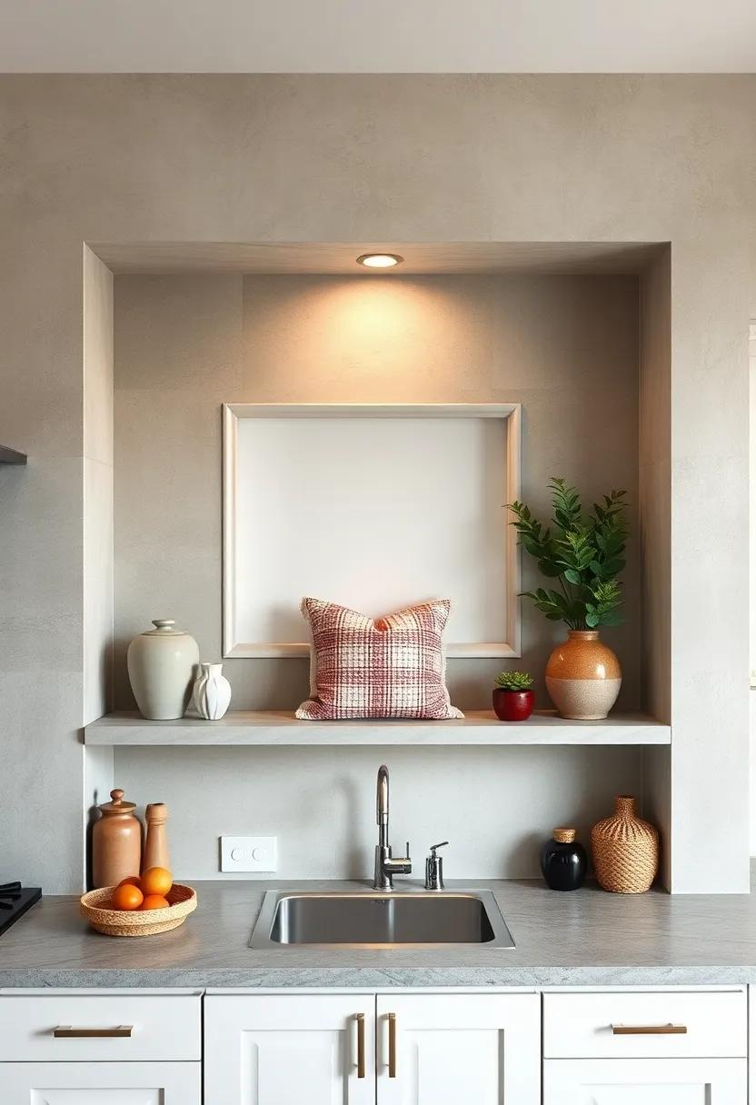 Craft a Cozy Nook: Create a small decorative space with a cozy throw ‌and pillow to bring comfort and⁢ style above the cabinets