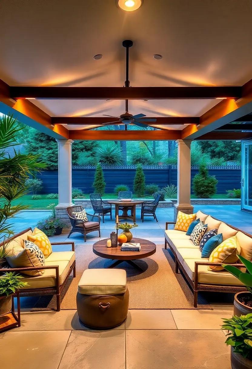 25 Inspiring Large Patio Ideas Featuring Stunning Outdoor Dining Areas to Elevate Your Space