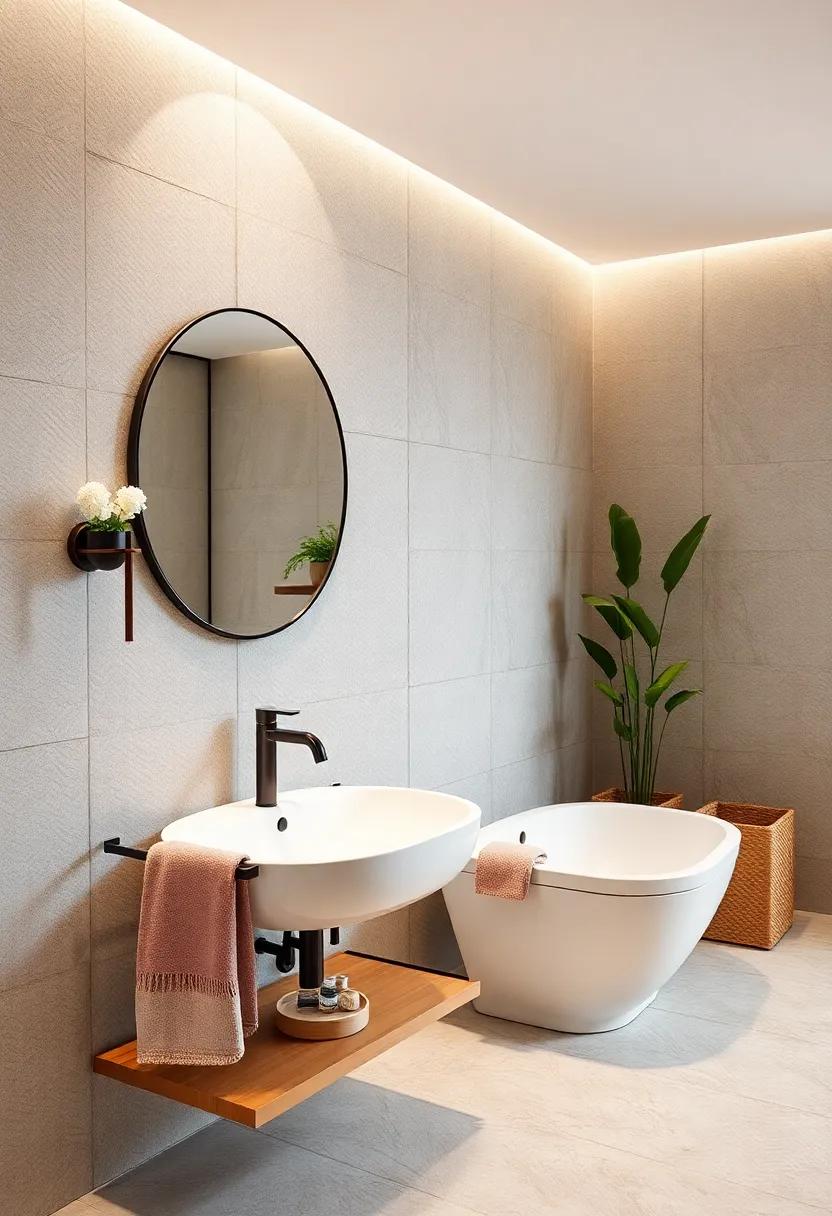 decorative Bath Accessory Holders: Elevate essentials with stylish wall-mounted holders for toothbrushes or razors