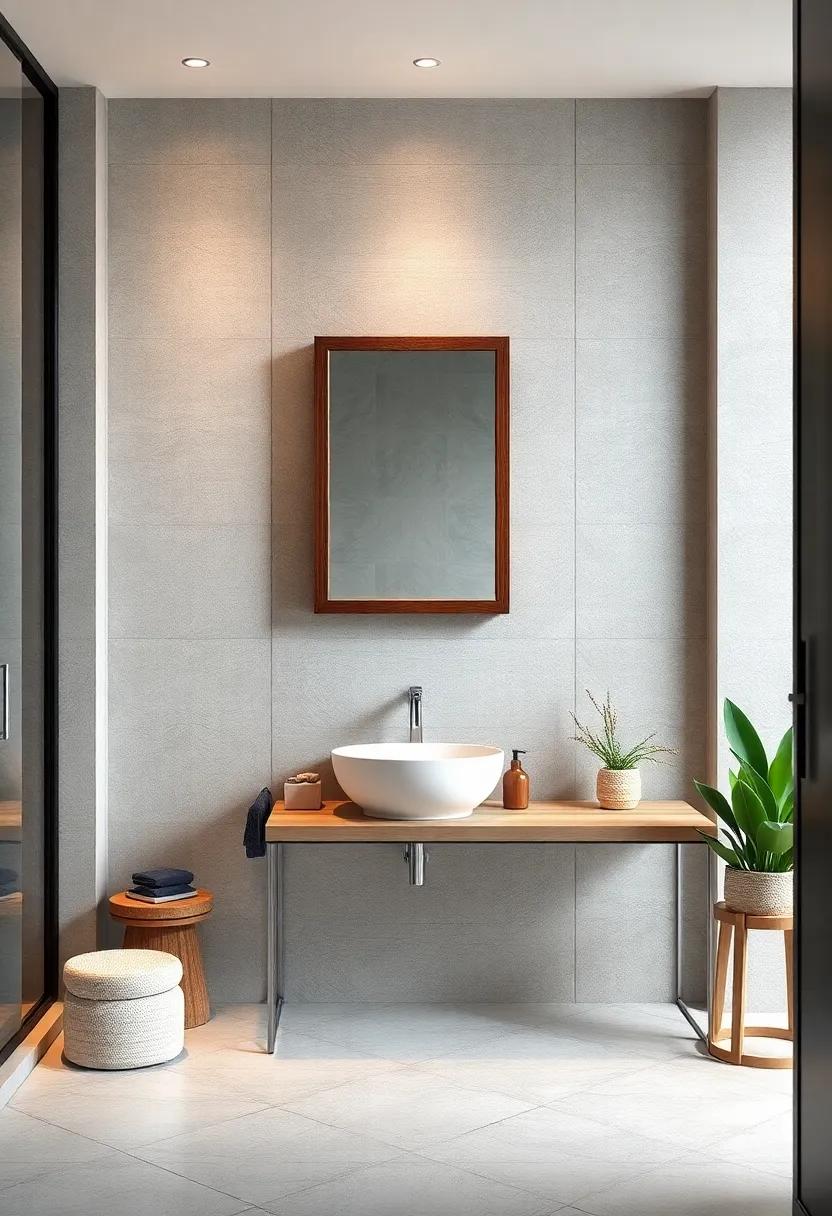 Medicine Cabinet: Upgrade your storage game with a stylishly framed medicine cabinet that neatly hides away your toiletries