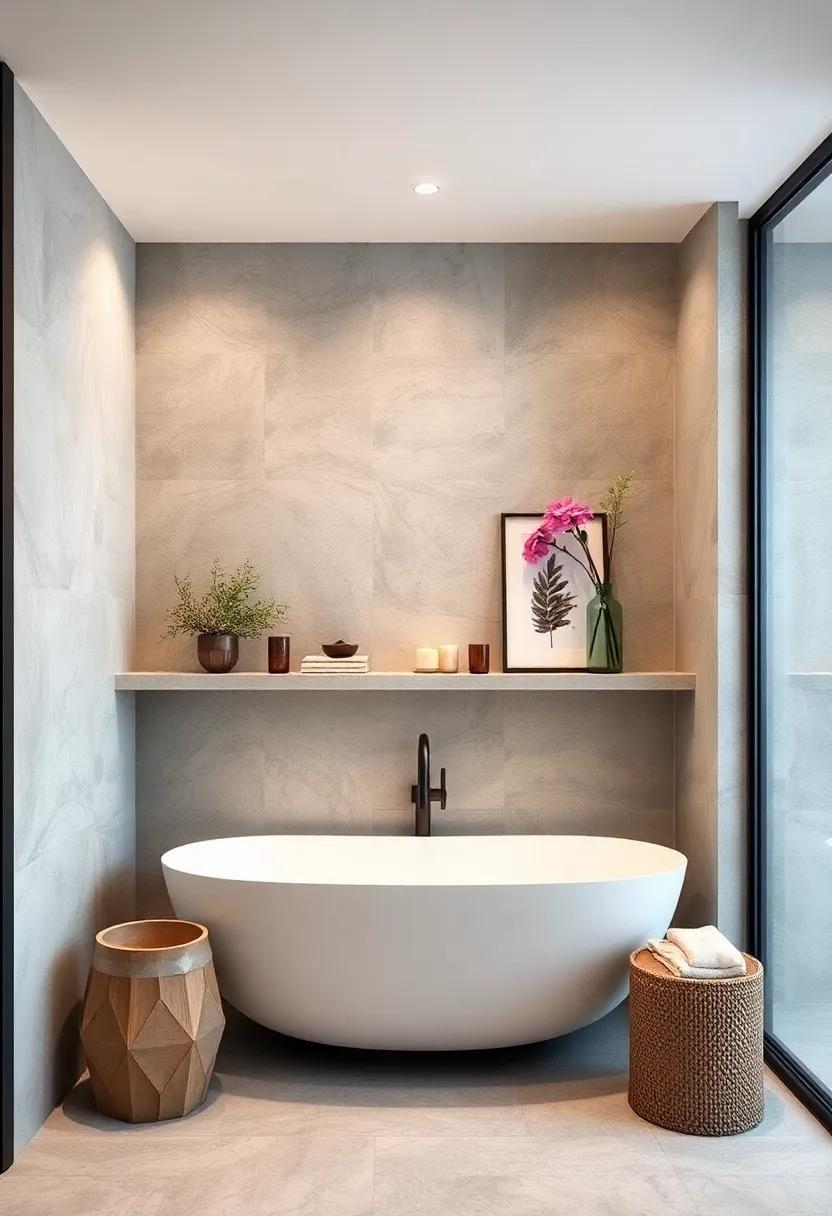 Picture Ledge: Get creative with a narrow picture ledge that allows for personal touches like decor or candles above surfaces