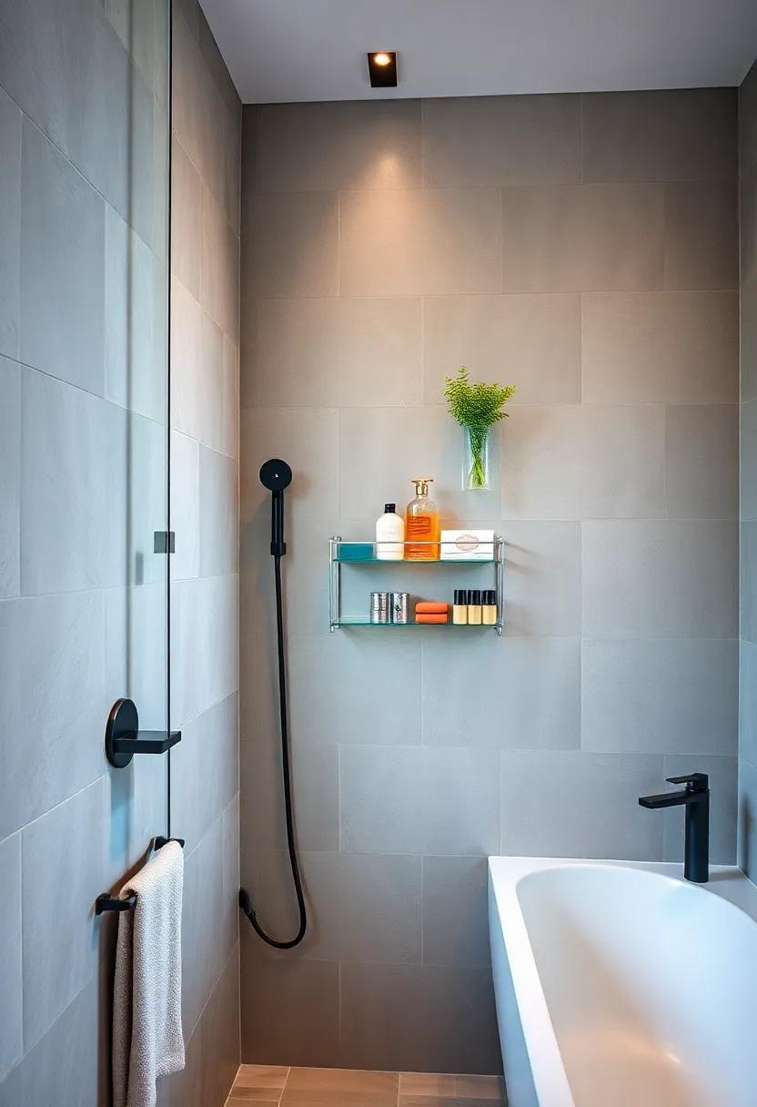 Shower Caddy: Keep your shower essentials organized with a wall-mounted caddy that frees up space and prevents clutter