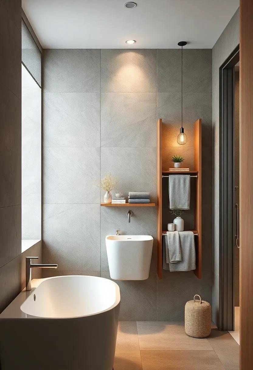 Wall-Integrated laundry Basket: Make laundry days easier with a hidden mounted laundry basket that keeps things tidy