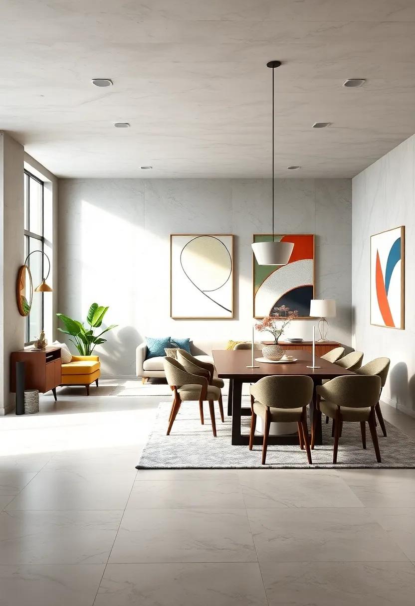 modern ‌Geometric Shapes: Incorporate geometric art pieces that add⁤ a contemporary flair and create visual‌ interest in the room