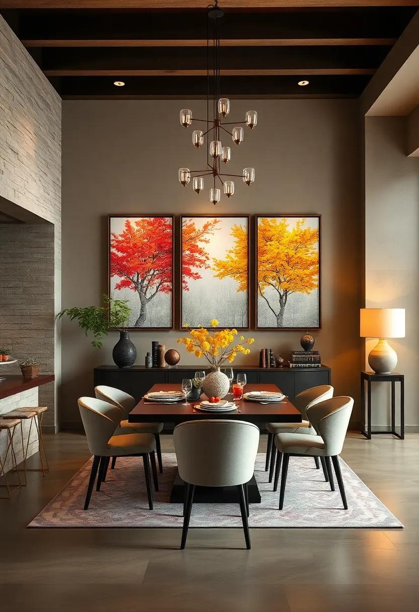 Seasonal art Swap: Change your ⁣wall art according to the seasons,featuring nature-inspired pieces that celebrate the time of year