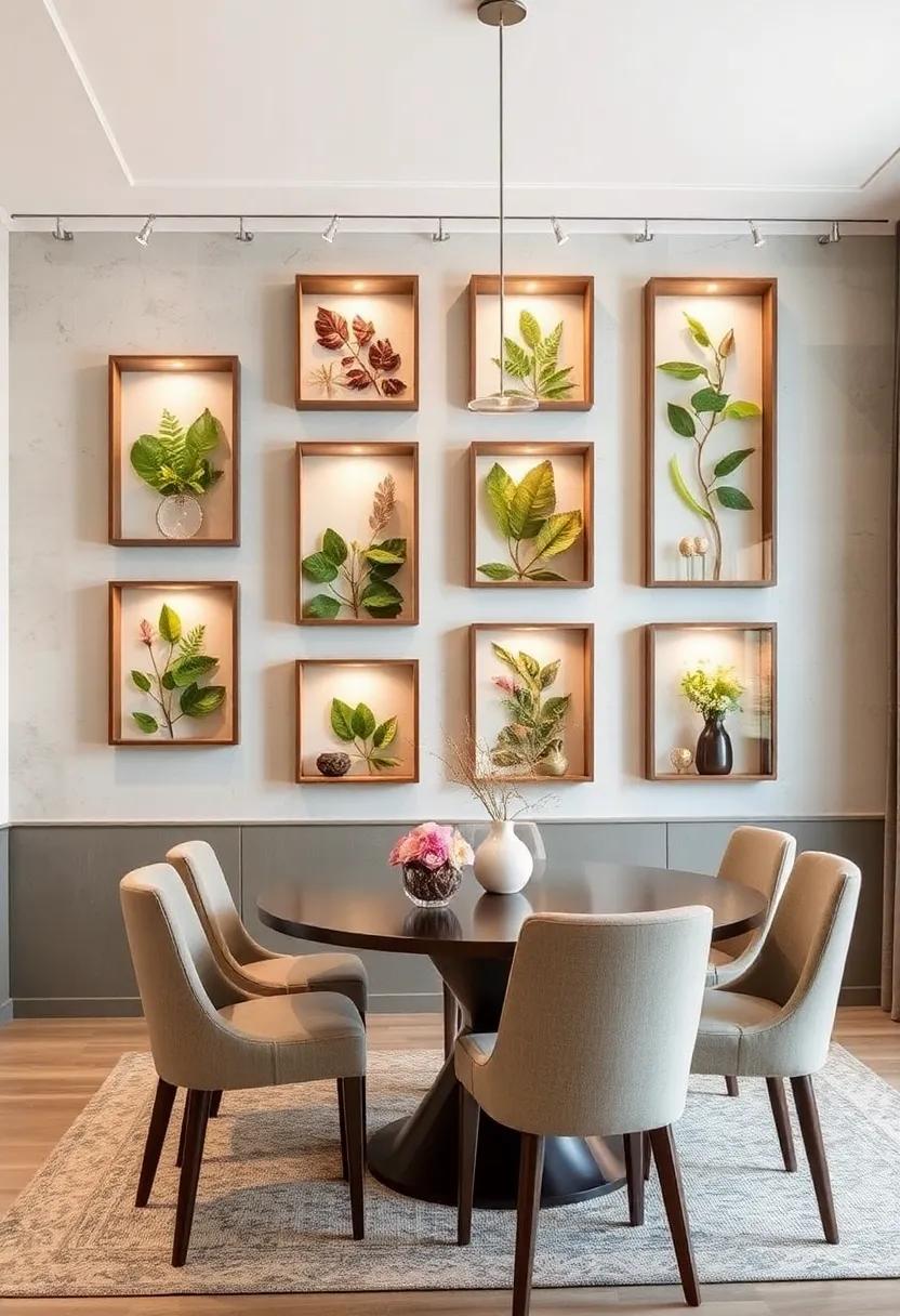 Nature-Inspired Shadow Boxes: Create shadow boxes filled⁤ with natural elements like leaves or flowers for an artistic representation‌ of the outdoors