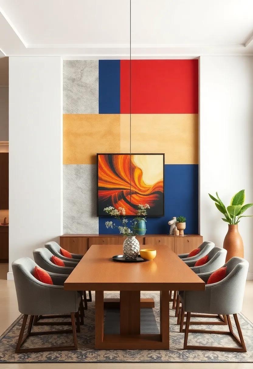 Color Blocked ​Walls: Paint sections of your wall in a color block⁢ style, combining varying hues for an energetic and modern look