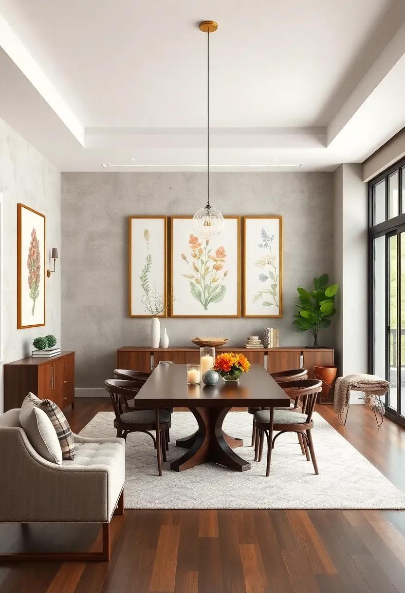 Botanical Prints: Use a series of botanical ⁢illustrations to bring nature indoors and create a calming atmosphere