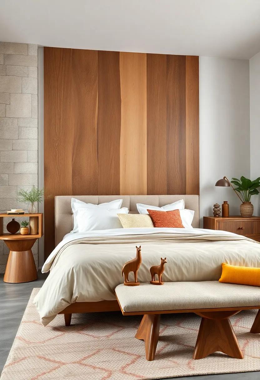 Playful Accessories:⁣ Find quirky wooden decorative pieces, such as animal figurines or‌ abstract shapes, to infuse personality‍ and ‌fun into your eclectic bedroom