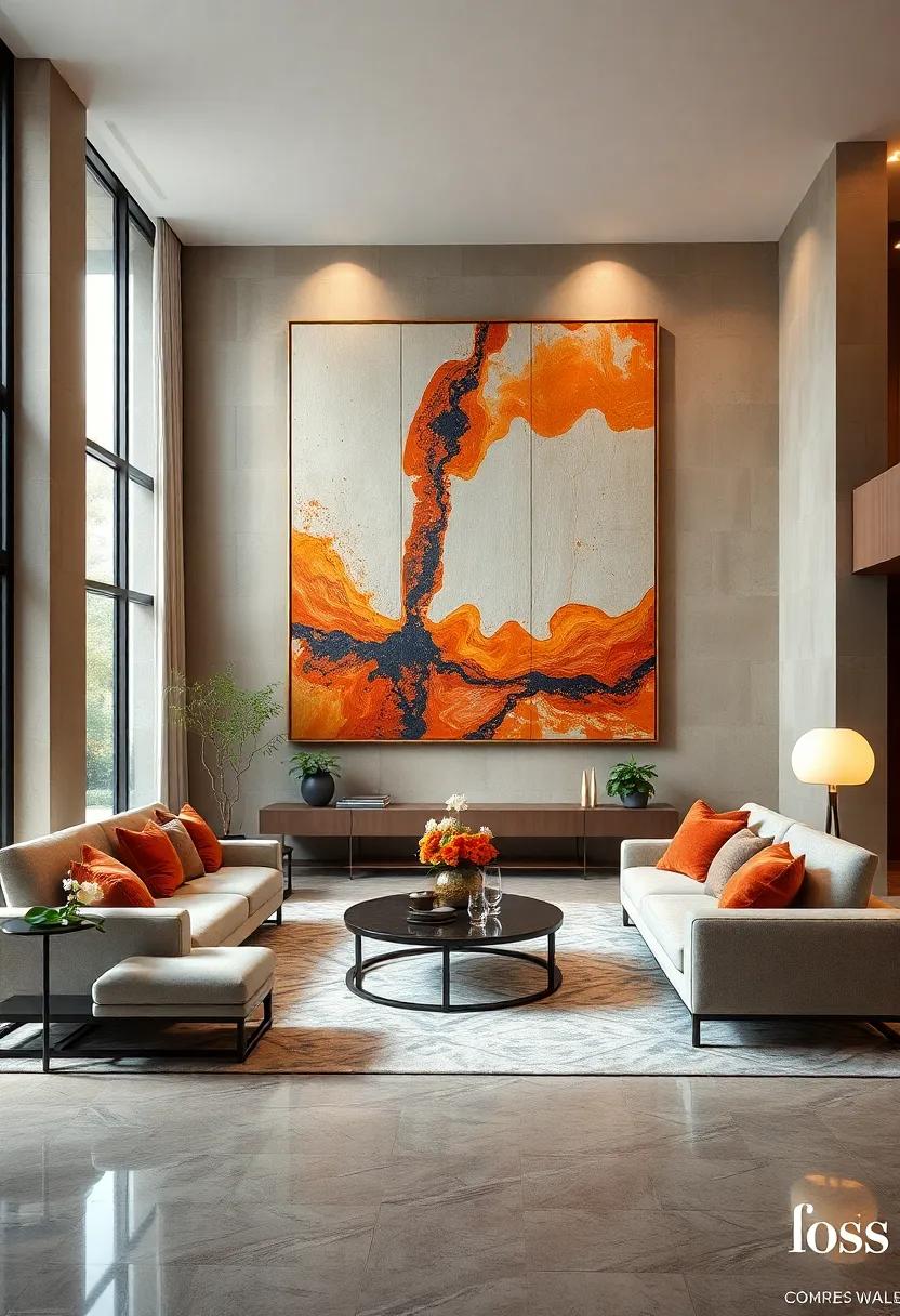 use Large-Scale Artwork: A​ single oversized piece can dominate ​a wall and create ‍a grand, dramatic‍ effect that sets ​the tone for luxury