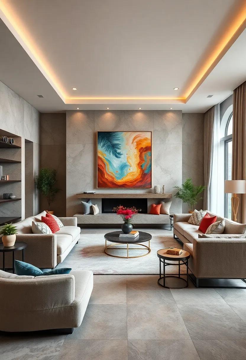 Showcase Personal Collections: Integrate your personal ‍art collection alongside notable pieces ⁣to⁤ create a unique expression of your style