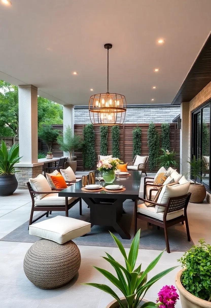 Embrace the ⁢Elegance:‌ Discover how a sleek, modern dining set​ can transform your patio into a ‍chic ⁣outdoor ‌haven, perfect for elegant‍ gatherings
