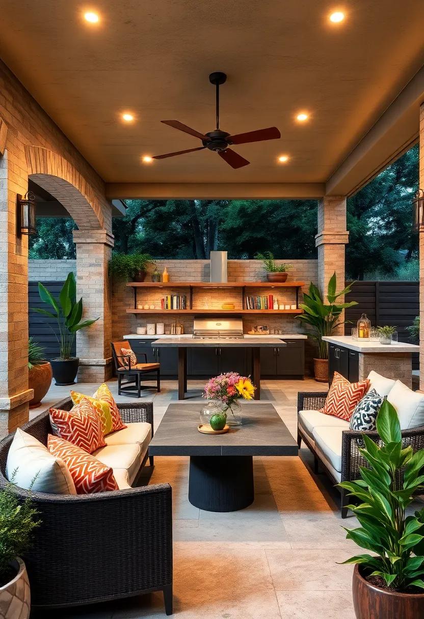 Outdoor⁤ Kitchen delight: Learn how integrating an ​outdoor kitchen can​ elevate your patio dining experience, making it the ⁣ultimate entertainment hub
