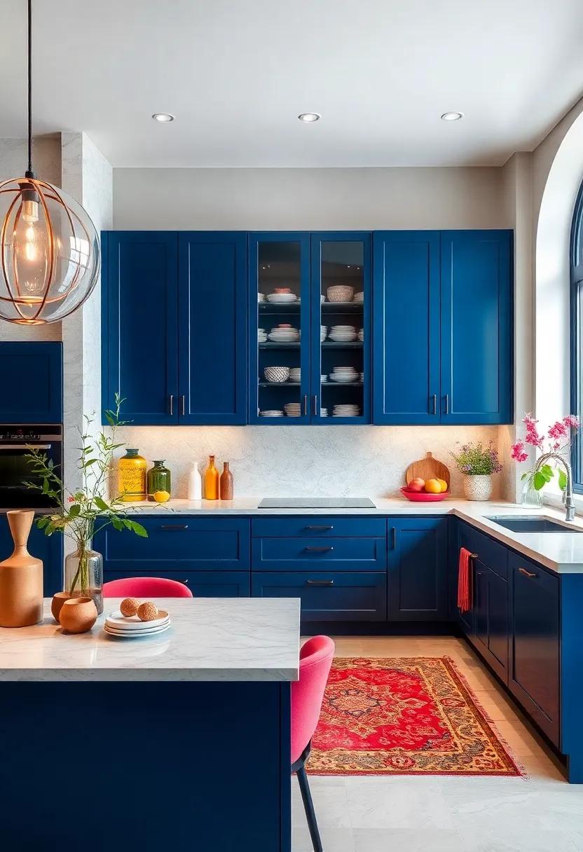 Bold Two-Tone: Mix and match colors ​for a vibrant ⁣twist; consider navy⁣ blue lower cabinets⁤ paired with crisp white upper units for a striking yet balanced ‍design