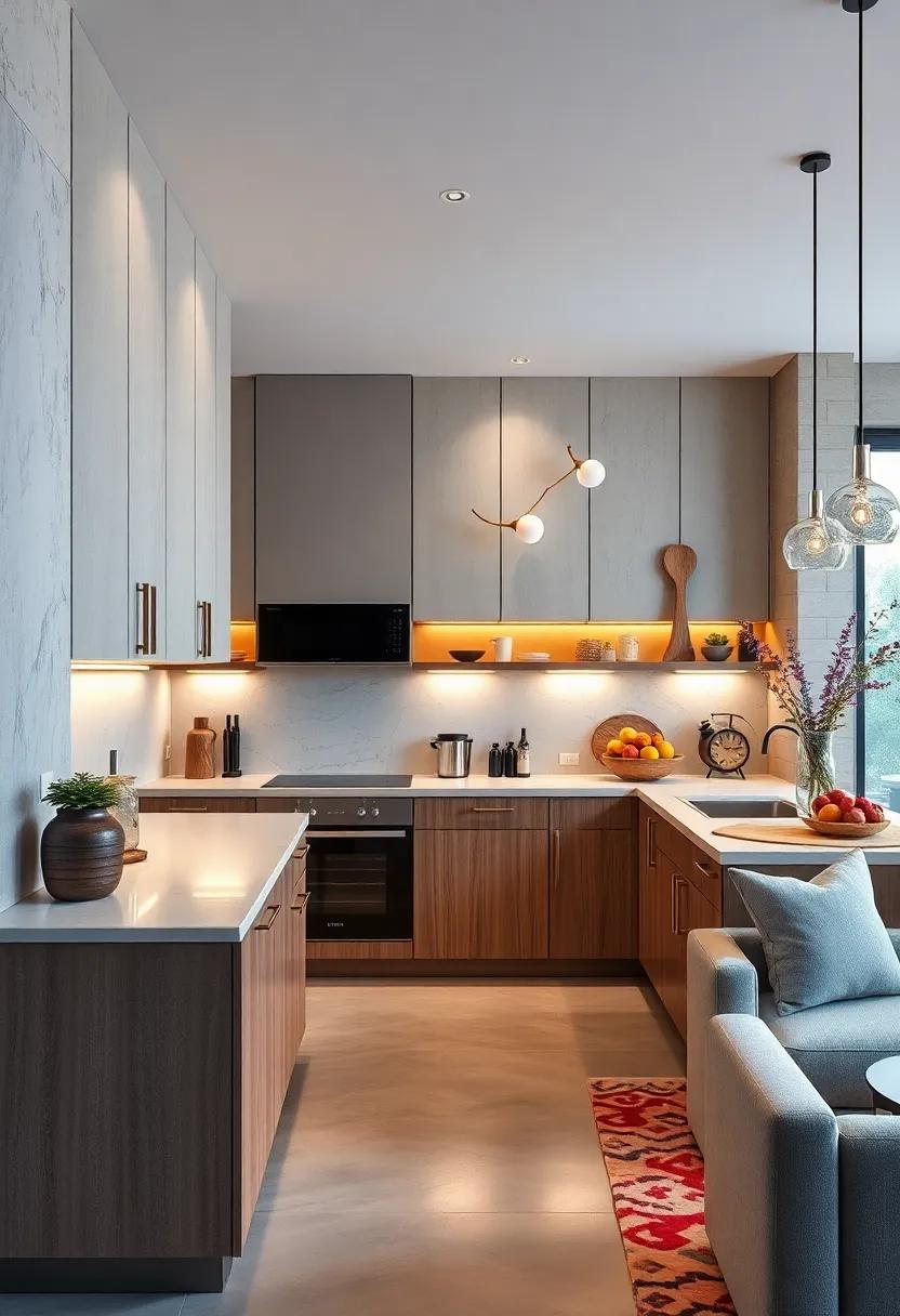 Integrated Lighting: Elevate functional⁣ space with cabinets that feature built-in⁢ LED ⁢lighting, illuminating‍ countertops and enhancing ⁤the⁤ overall‍ aesthetic