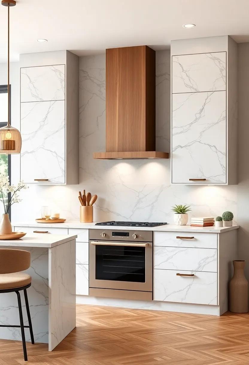Marble-Inspired ⁤Accents: Incorporate cabinets with ‍faux ​marble finishes ​for a ‍touch of ⁢opulence, complemented⁤ by ⁢minimalist accessories that allow the cabinetry to shine