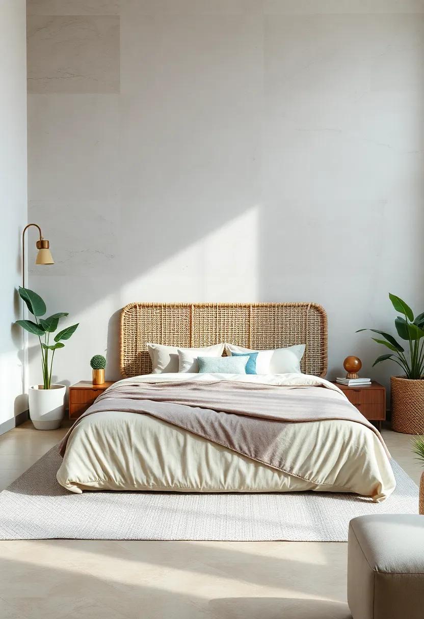 Natural Rattan: Bring‍ the‌ outdoors⁤ in‍ with⁤ a⁤ rattan⁣ headboard that adds warmth and ‍organic texture, seamlessly blending‌ with a⁢ nature-inspired decor