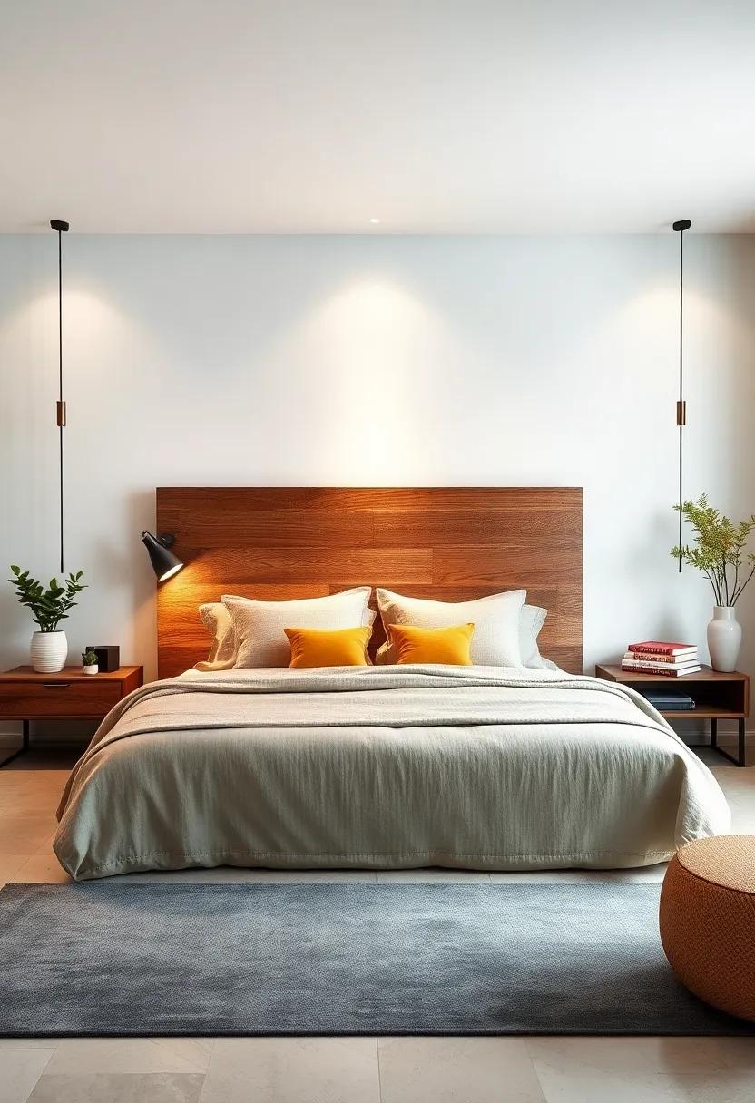 Weathered Textures: ⁢Embrace a weathered look ‌with a⁢ distressed wood headboard ‌that​ tells a story, adding depth to‍ your minimalist design