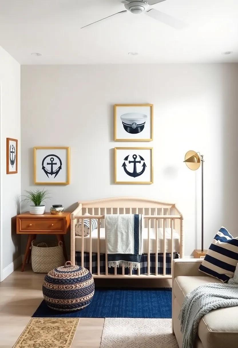 Captain's Hat Decor: Include framed captain’s hats ‌or sailor caps as chic decorations that capture nautical ⁢charm