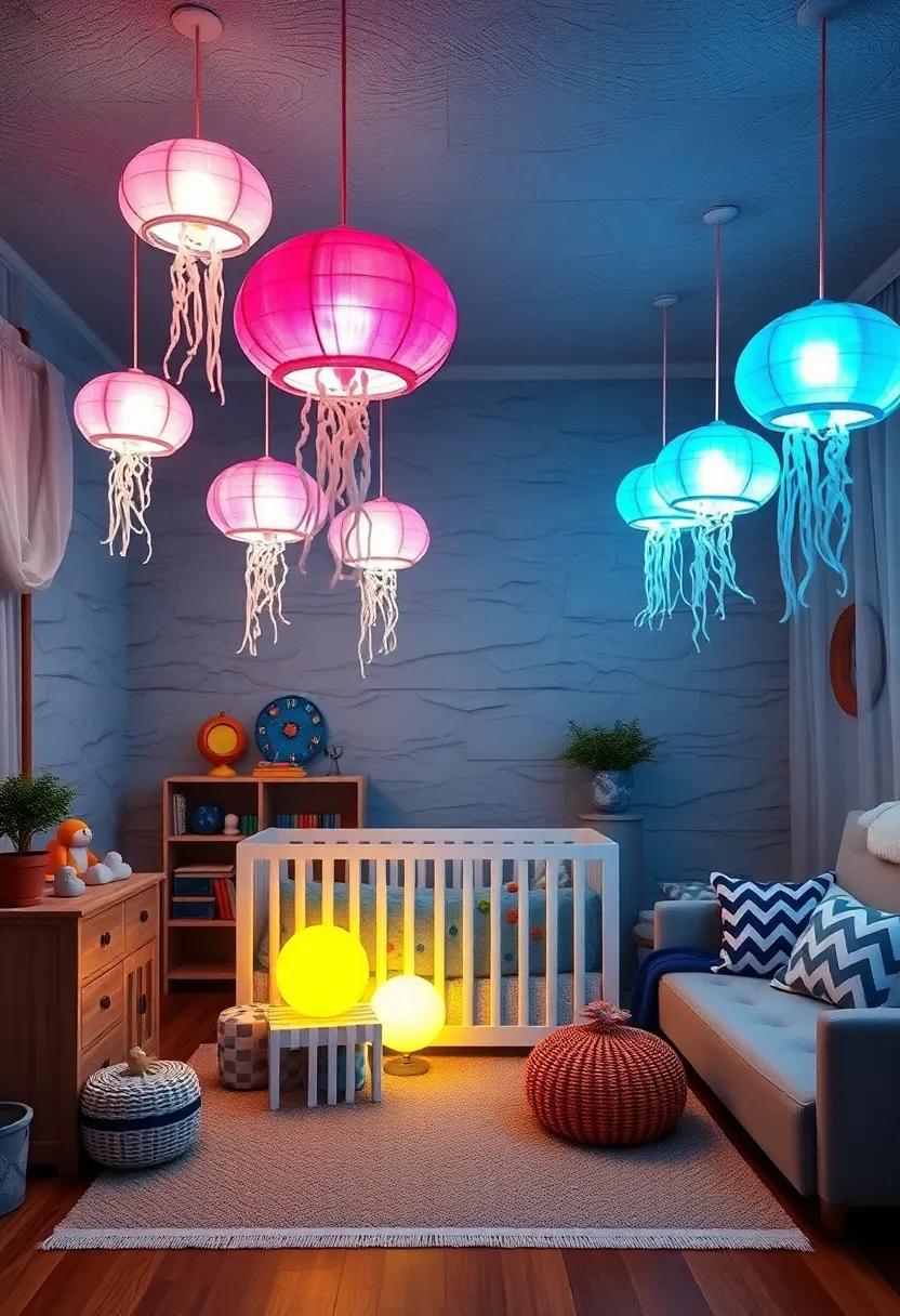Jellyfish‌ Lanterns: Hang whimsical jellyfish lanterns from the⁤ ceiling for⁢ a magical underwater ambiance