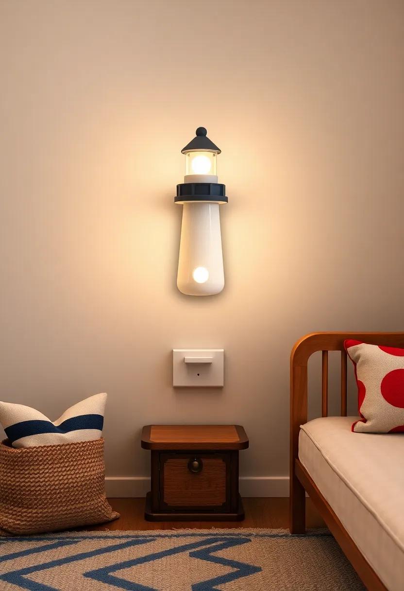 Lighthouse Nightlight: Add a charming ‍lighthouse-shaped nightlight to guide your little one through the night with​ a soft,⁢ reassuring glow