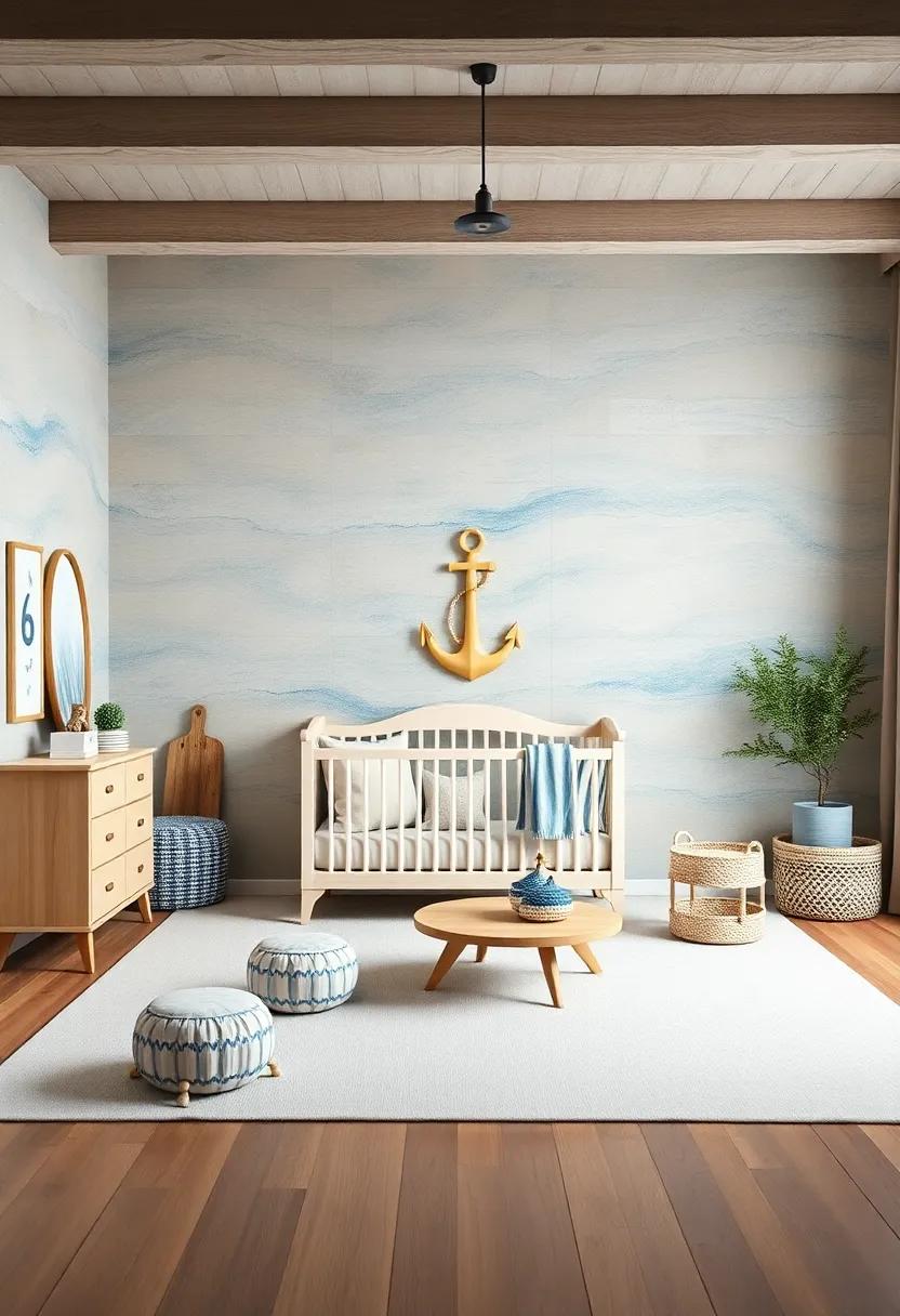 Sand ⁢and⁤ Sea Wall Texture: Paint ⁣one wall with a sand and sea texture effect for a stunning backdrop that feels beachy