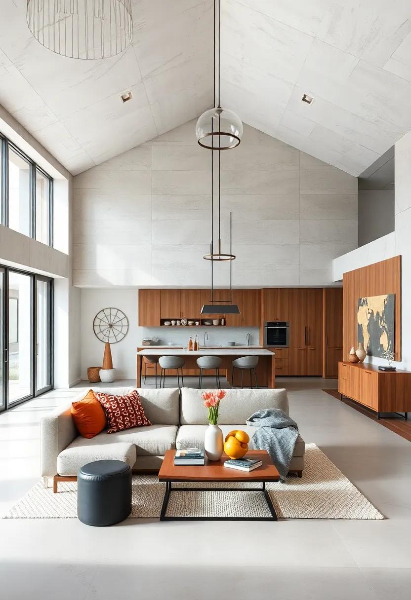 Minimalist Design: Adopt‍ a minimalist approach with sleek lines and uncluttered surfaces to enhance the spaciousness of your open-concept design